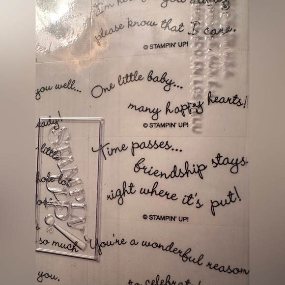 Stampin' Up! Four Retired Rubber Stamp Set All New - Picture 7 of 11